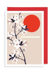 SK13 Gift Card - Blossom and Red Sun